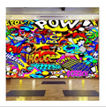 Modern Trend Graffiti Wallpapers Industrial Decor Abstract Mural Wallpaper for Living Room Sofa Background Wall Papers