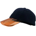 Hot Sale 3D Embroidery 100% Cotton  6 Panel Dad Hats Sun Protection Custom Logo Transparent PVC Brim Blank Baseball Caps