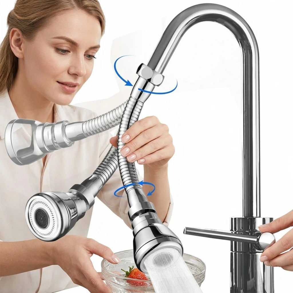 Hot Sales Flexible Faucet Kitchen Sink Universal Faucet Aerator Brass Tap Water Saving Nozzle Filter Adapter
