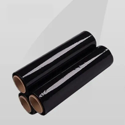 Stretc Folie LLDPE Packing Wrap Film CHILE Market Stretchwrap1870 Gauge 1500 ft Stretchingfilm Strech Film Roll Black