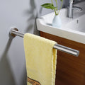 Simple Single and Double Pole Eco-Friendly Stainless Steel Bathroom Towel Rack with Hooks & Rails for Toilet Towel Organization