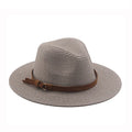 Multi Color Women Men Plain Beach Panama Straw Hat Ladies Shallow Straw Brimmed Hat Summer Beach Mens Sun Hat Straw