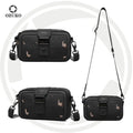 OZUKO 9829 Waterproof Crossbody Bag for Women Men Trendy Sling Backpack Casual Chest Bag Convertible Shoulder Strap Zipper
