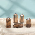 Wholesale Healing Reiki Gemstone Tower Smoky Quartz Wand Points for Home Decoration