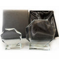 High Quality Customized Octagon Round Crystal Award Plaque High Quality Cheap Octagonal Glass Award