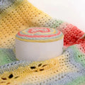 Charmkey Soft Spray-dyed Cotton Acrylic Blended Rainbow Yarn for Crochet Blanket