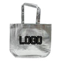 Lemon Eco-Friendly Reusable Non-Woven Tote Shopping Bag Custom Logo PP Laminated Letter Pattern for Supermarket Shopping Gifts