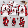 Christmas Family Matching Outfits 2 Pieces Pajamas Set Casual Loose Sleepwear Xmas Family Look Pyjamas