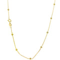 Wholesale 925 Sterling Silver Alternating Ball Chain Necklace