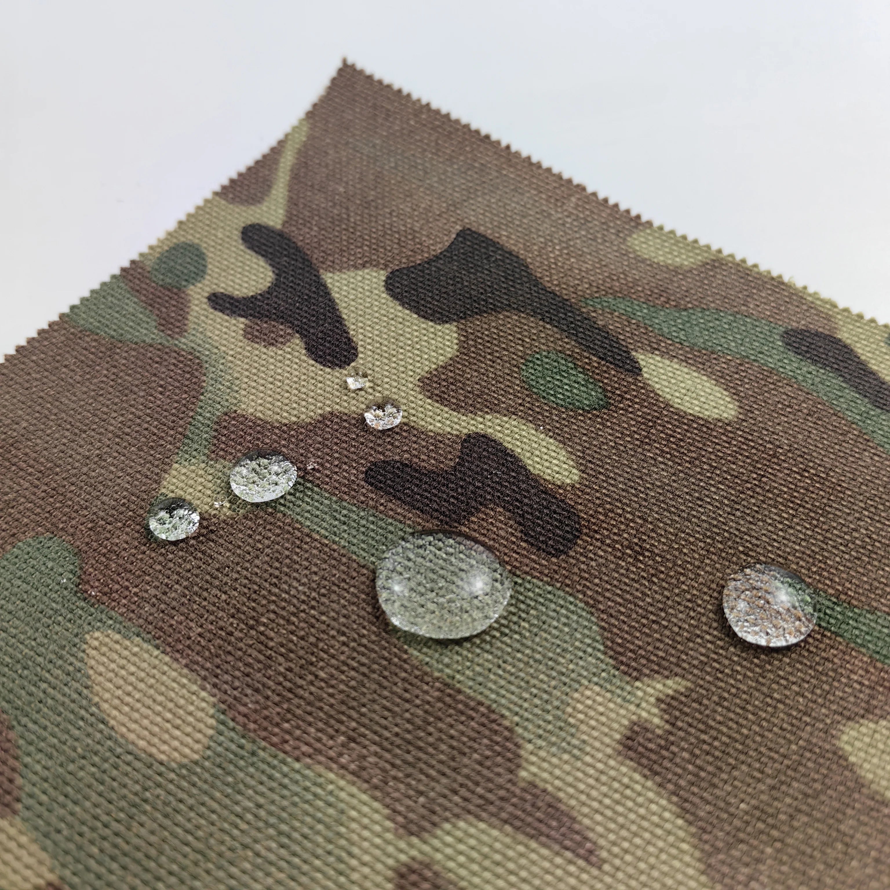 Waterproof PU Coated Woven Cordura Nylon 1000D Oxford Fabric Multi-cam for Tactical Vests
