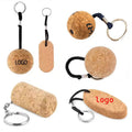 High Quality Floating Cork Keychain Wooden Car Key Ring Keyholder Buoyant Key Ring Wood Crafts for Wooden Gift