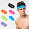 Wholesale Thin Polyester Spandex Elastic Non-Slip Gym Fitness Running Yoga Sports Headband Sweat Absorption Sweatband for Sports