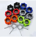LXYBC-01 50mm Barbell Clips Quick Release Barbell Collar Non Slip Locking Weight Clip Barbell Clamps for Weightlifting Bar
