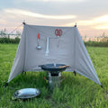 Single Cotton Canvas Tent 1-2 Person Outdoor Foldable Privacy Screen Four Seasons Windscreen for Beach Camping Windbreak Stock