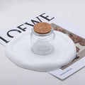 3 Colors Clear Matte Frosted Candle Jar With Screw Metal Lid for Home Decoration