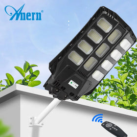 Anern Motion Sensor Solar Lights ABS IP65 Outdoor All in One Led Solar Street Light