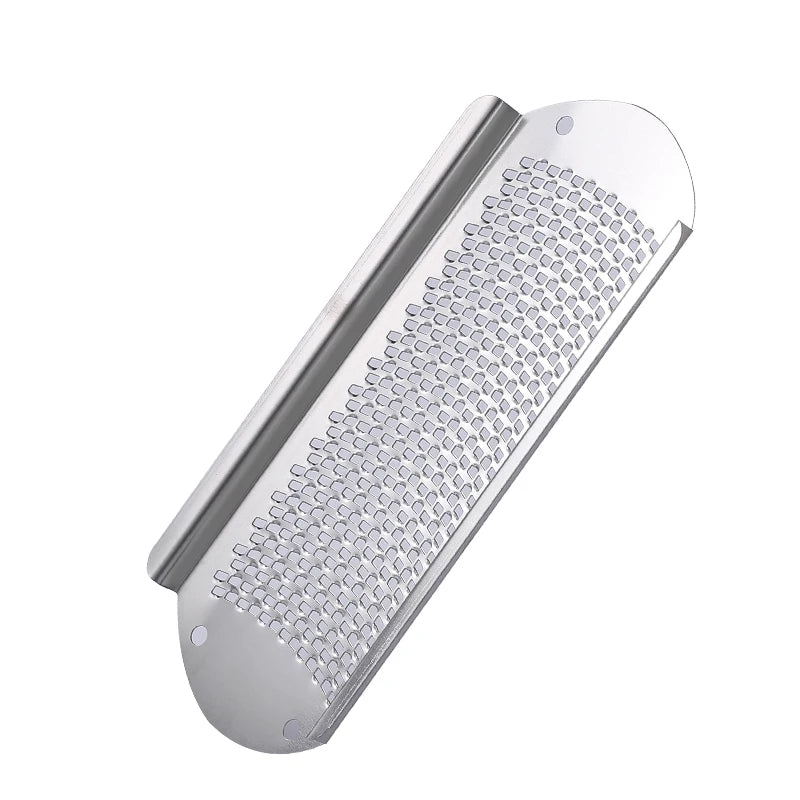 GXML Hot Sale Stainless Steel 304# Double Edge Razor Foot File Blade 14x6cm 18g Pedicure Scrubber Callus Remover Replacement