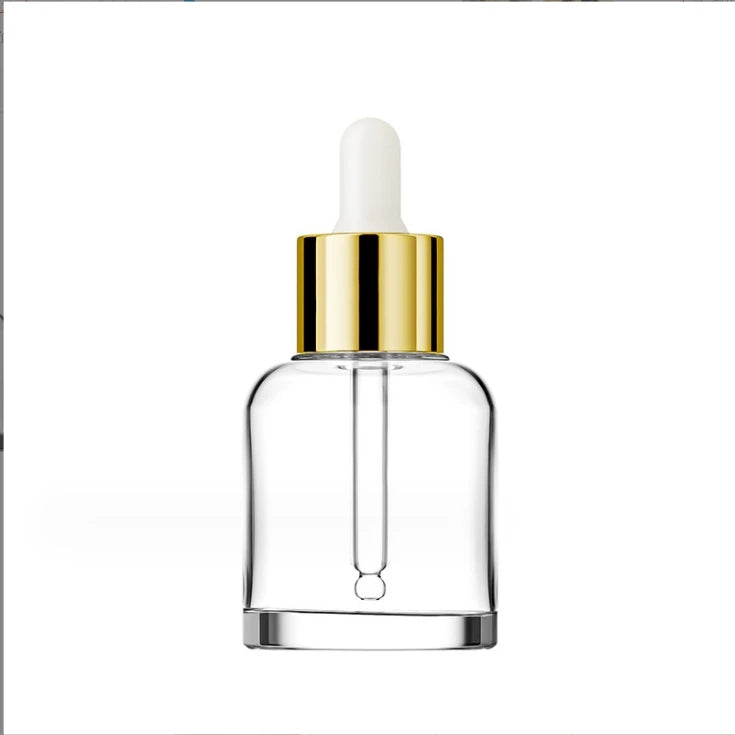 Spot Supply of 30ml Original Liquid Bottle Muscle Bottom Liquid Glass Bottle Package Dropper Flask