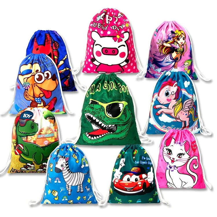 BSCI Factory Cheap Price Custom Logo Cotton Shoe Drawstring Promotional Bag for Daily Life