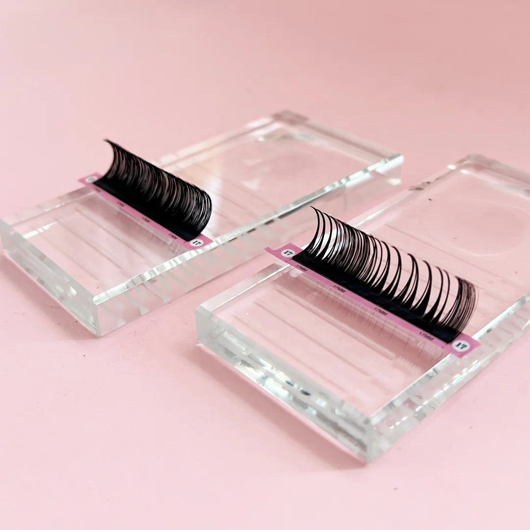 Private Label Mink Individual Eyelash Extension Wholesale Cashmere Volume Lash Trays Easy Fan Cashmere Lash Extensions