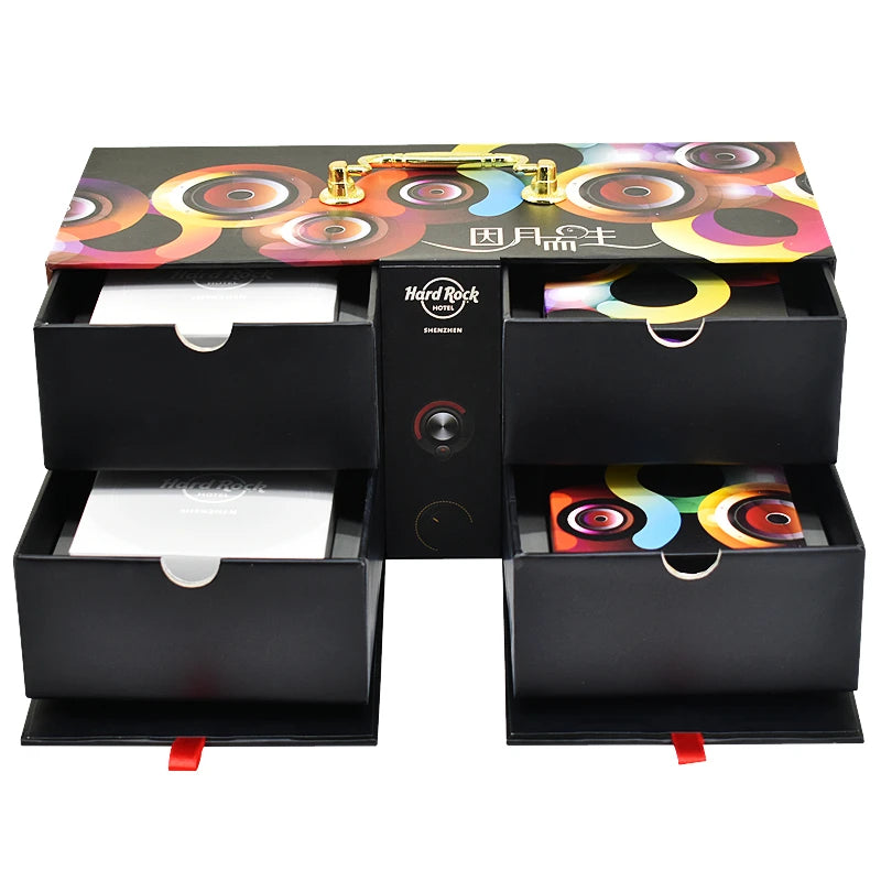 Custom Printing Style Mooncake Double Door Gift Packaging Box Design Chinese Rigid Boxes Paperboard TYST-1031 Custom Size 500pcs