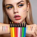 Private Label UV Colorful Liquid Eyeliner Waterproof and Long-Lasting Liquid Eyeliner Ultra-Thin Smooth