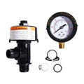 98209800 High Flow Manual Relief Valve/Air Relief Manual Valve Assembly with Pressure Gauge Replacement for Pool and Spa Filter