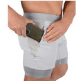Custom 2 in 1 Quick Dry Short Fitness Sports Running Jogging Men's Gym Shorts With Pockets