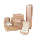 MU Pink Rounded Crown Jewelry Box Ring Pendant Bracelet Necklace Jewelry Packaging Storage Box