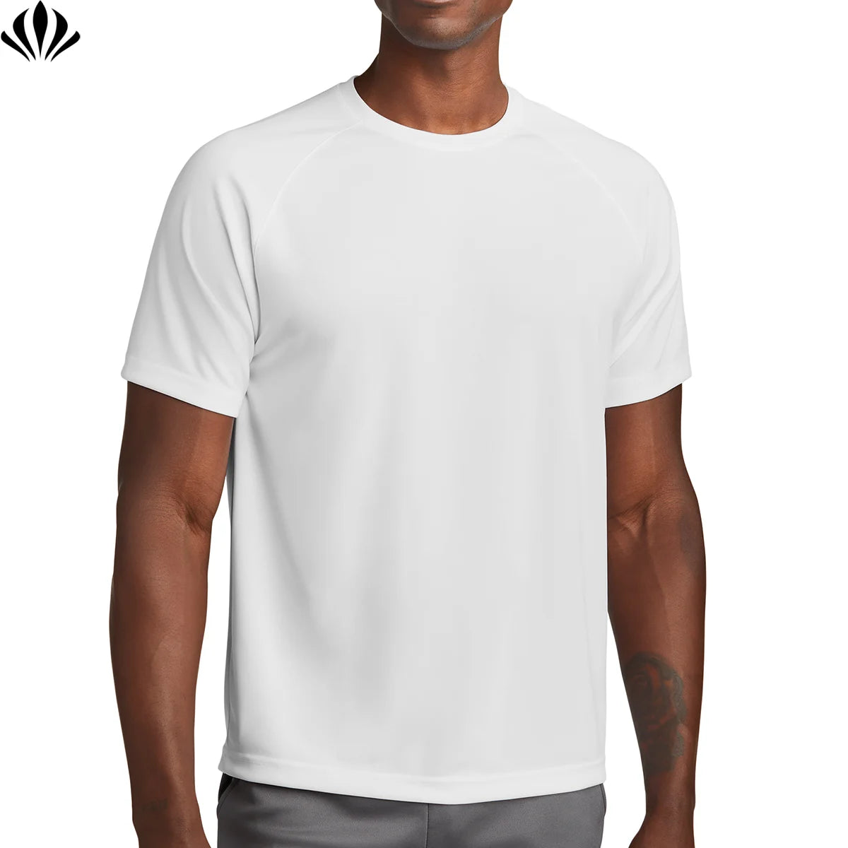Best Selling Men's Polyester Sports Quick Dry Gym Short Sleeve T-Shirt
