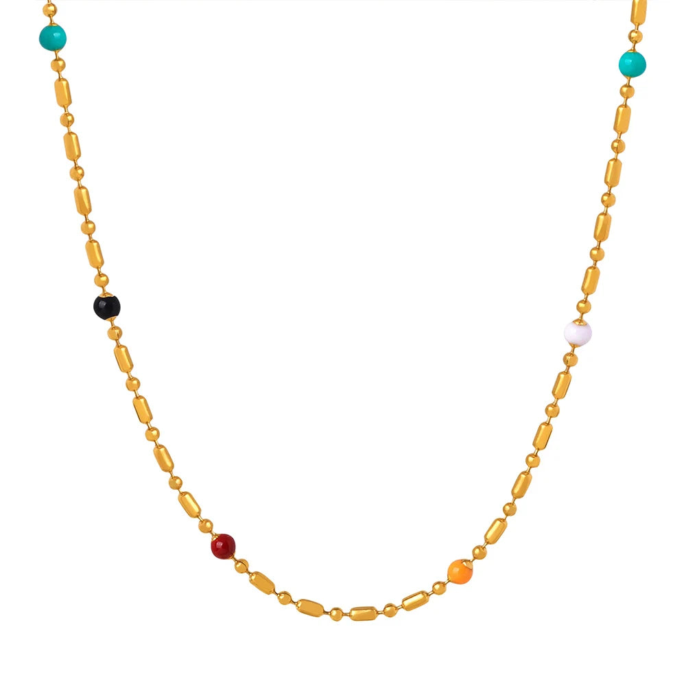 Wholesale Low Price and High Quality Fashionable Stainless Steel Jewelry 18K Gold Pendant Necklace Filled 316L Charm Necklaces
