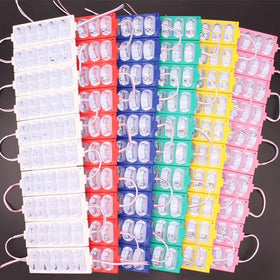 12v 24v Waterpoof Wheel Eyebrow 4w White 3030 Rgb Flash 5lens Led Modules for Led Car Lights