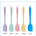 Silicone Spatulas for Baking and Mixing Seamless One-Piece Design Heat Resistant Non-Stick Flexible Scrapers Cake Tools