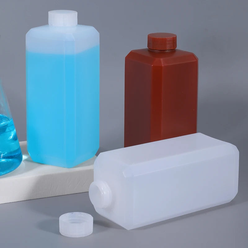 Liquid Sample Bottle 20g 30g 40g 60g 100g 500g Square Thickened Plastic Container Super Sealed MegaBDM