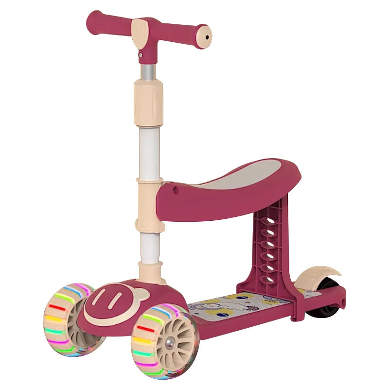 Hot Selling Fashionable Foldable Children Scooter Height Adjustable and 3-wheeled Kids Scooter Cheap Scooter for Children