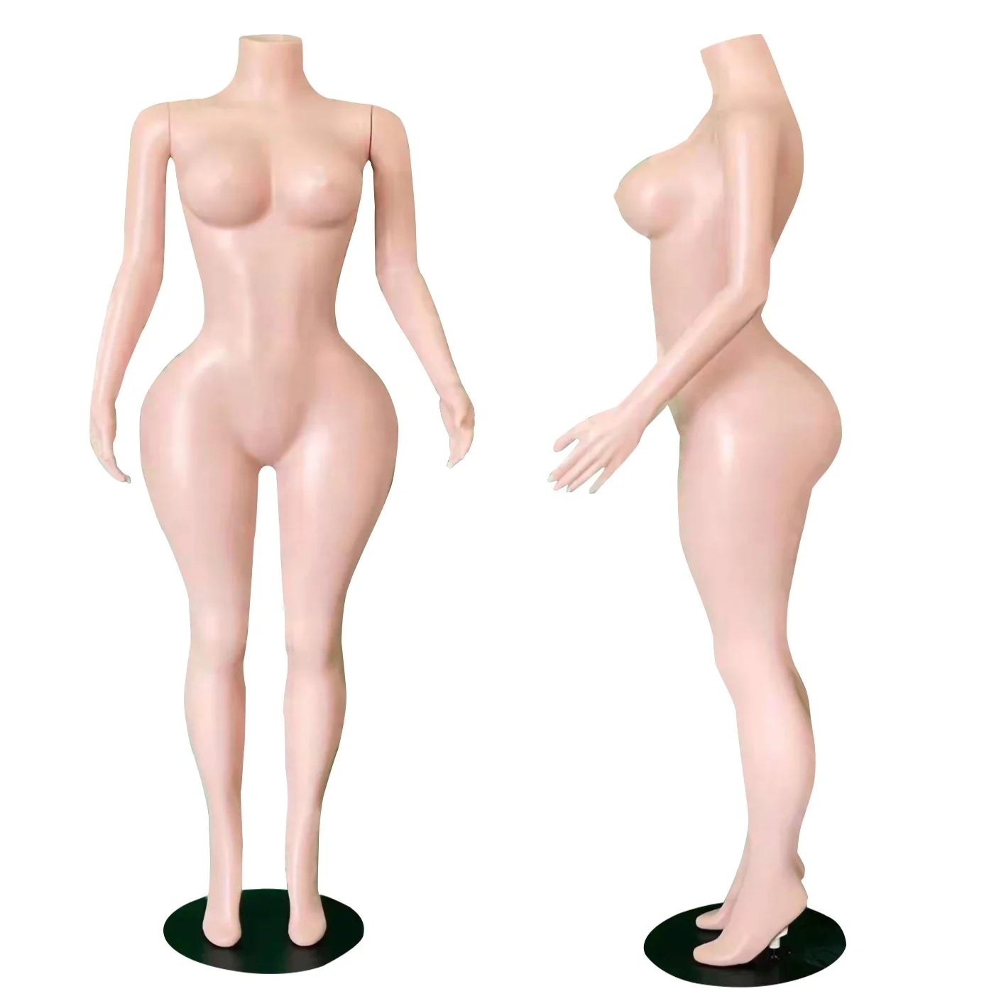 Curvy Female Full Body Mannequin Sexy Girl Plus Size Big Bust Ass Manikin Swimsuit Bikini Panties Beachwear Headless Mannequin