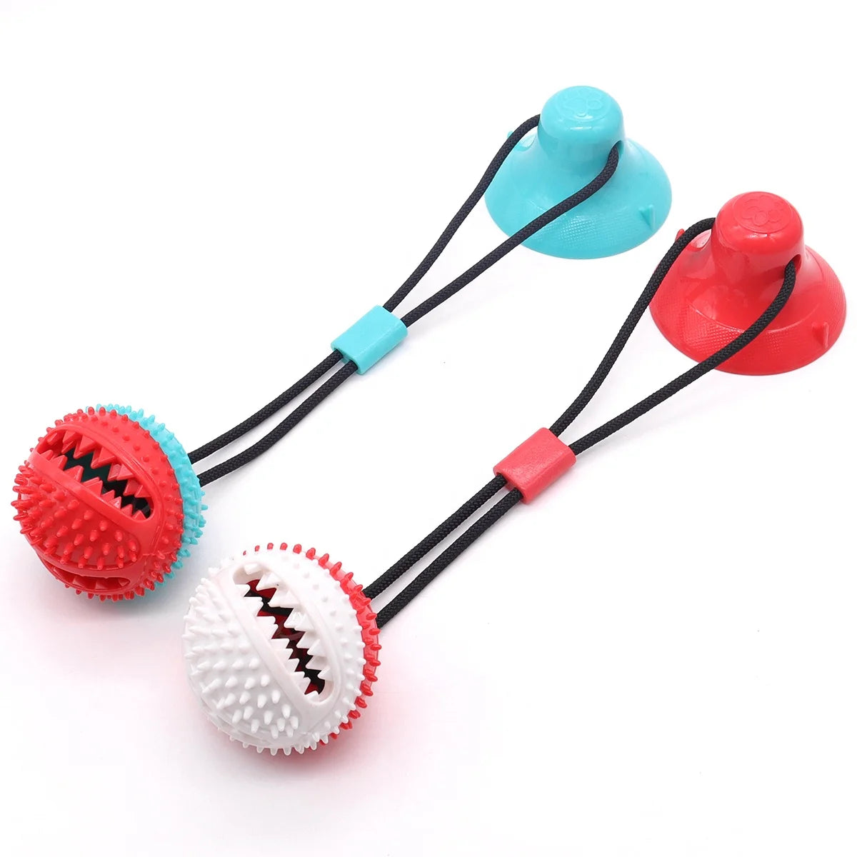 Interactive Dog Toys Tug of War Puppy Teething Toys for Boredom Busy Self Play Dog Food Dispensing Ball Toy for Small Medium Dog