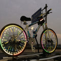 12pcs Riding Bicycle Bike Wheel White Spokes Reflective Safety Mount Warning Light Sticks Tube Safe Cycling Clip Spoke Reflector