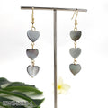 Fashion New Jewelry Heart Shaped Earrings Hawaiian Heart Tassel Stud Earrings