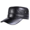 R031  Natural Sheep Skin Baseball Caps Adult Leather  Hats Genuine Leather Beret Caps Beret Hat Adjust