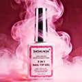 SAGALAGA Nail Tips Glue Gel With Brush Long Lasting False Press on Nails Tips Glue Gel 15ml for Nail Extensions Private Label
