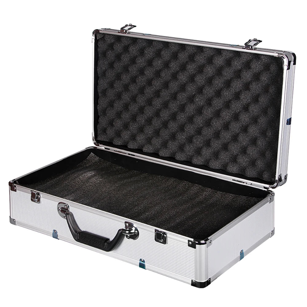Depusheng B005 Aluminum Case Key Lock Suitcase Buil-in EVA Foam Insert Protective Tool Aluminum Alloy case