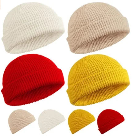 100% Acrylic Customize Winter Beanie Hat Gift Daily Headwear Christmas Knitted Hat