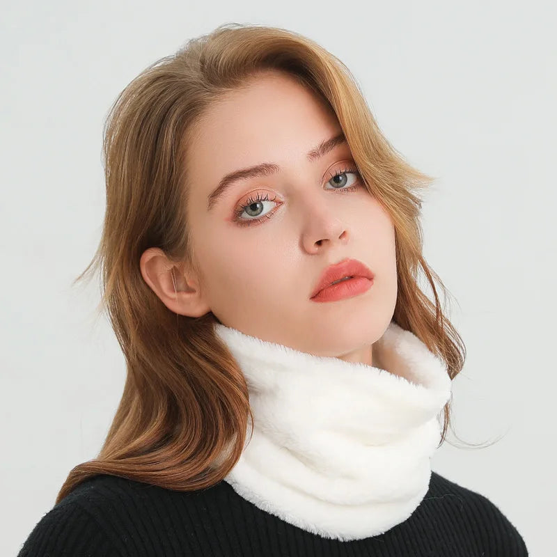 Custom logo Fuzzy Neckerchief Cycling Scarf Versatile Face Monster Warm Plush Neckwarmer for Men Women MegaBDM