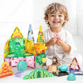 Hot Promotion Kids Educational Magnetic Tiles Toys Learning Magnetic Building Blocks Set Stem Building Tiles with Magnet