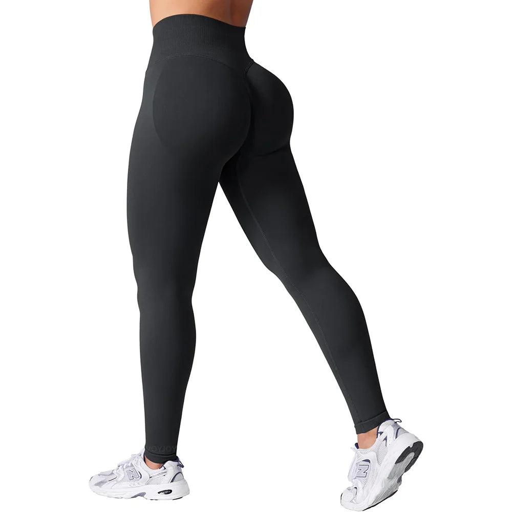 2026 Factory Wholesale High Waist Stretchy Hip Lifting Pants Yoga Leggings Women Workout Fitness Clothing Yoga Leggings