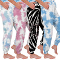 S-3XL Harajuku Tie Dye Sweatpants Women Rainbow Color Loose Sweat Trouser Streetwear Casual Hip Hop Mid Waist Harem Pants Jogger