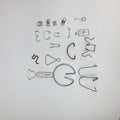 OEM Manufacturer Springs for Fishing Reels Wire Forming Metal Stainless Steel Hanger Hooks Spring Bending Wire Forming
