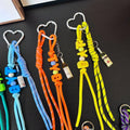 New Trendy Bag Pendants English Letter Accessories Pendants Metal Keychains Lanyards and Fresh Decorative Gifts