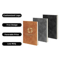 Leather Notebooks A5 Lined Paper Notepads Journal Notebook Personalized Custom Notebooks with Logo for School Business Promotion
